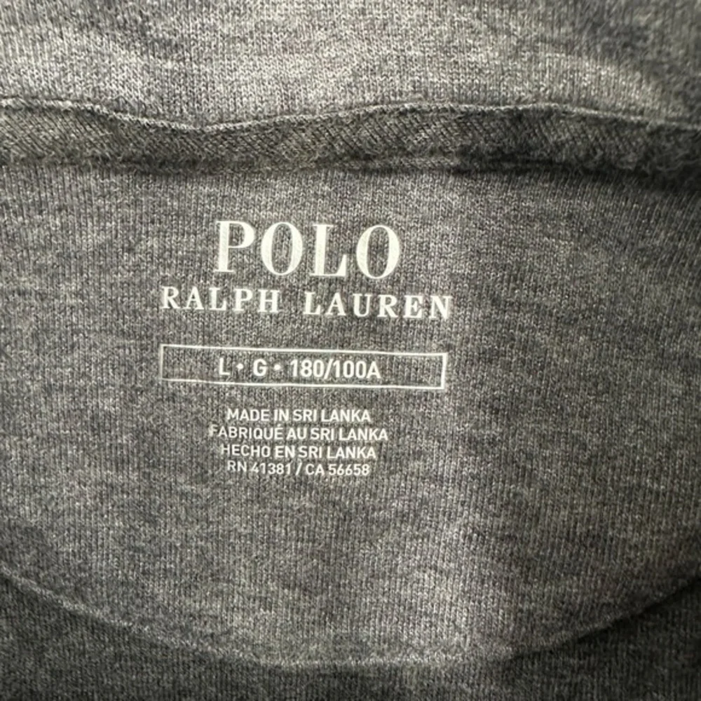Polo by Ralph Lauren Charcoal Half-Zip Sweater